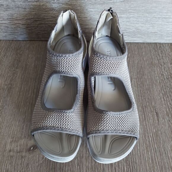 JBU by Jambu Margot Memory Foam Sandal Light Gray Snake Size 6.5 - Picture 3 of 10